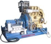High pressure hydro testing pump