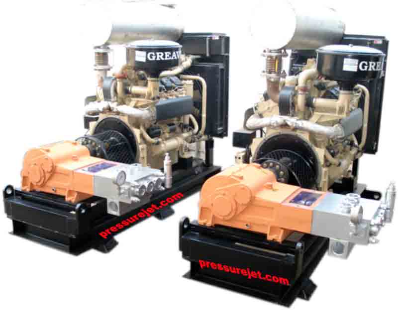 Diesel Engine Driven High Pressure Hydro Testing Pump